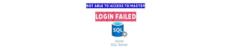 User is not able to access the database master